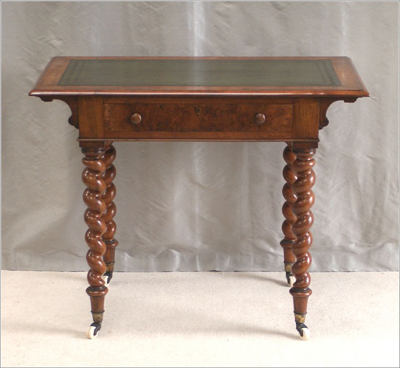 3004 Antique Walnut Writing Table By Edwards & Roberts